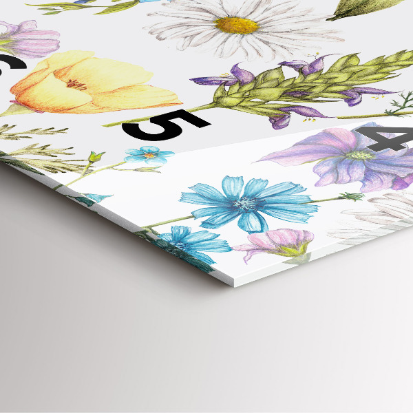 Szögletes fali üvegóra Virágkötészeti