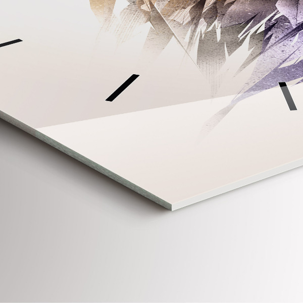 Szögletes fali üvegóra Ragadozó madara