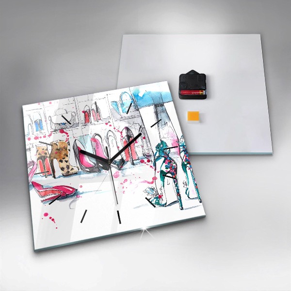 Szögletes fali üvegóra A nőiesség eleme