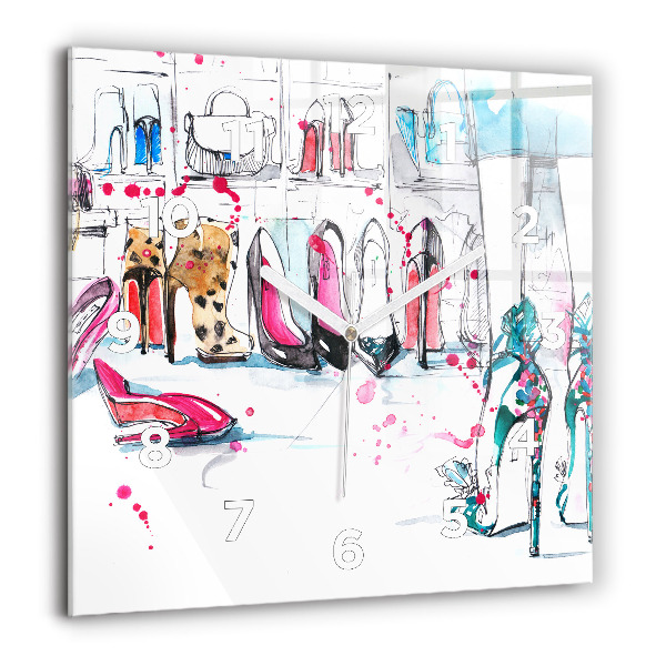 Szögletes fali üvegóra A nőiesség eleme