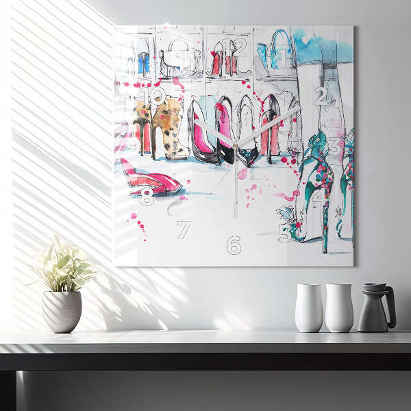 Szögletes fali üvegóra A nőiesség eleme