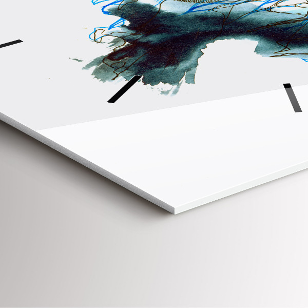 Szögletes fali üvegóra A madarak szabadsága és természete