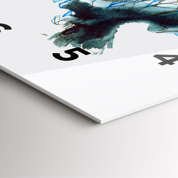 Szögletes fali üvegóra A madarak szabadsága és természete