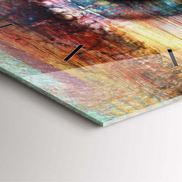 Szögletes fali üvegóra Street Art Eye