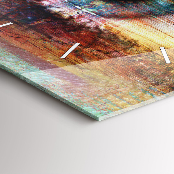 Szögletes fali üvegóra Street Art Eye