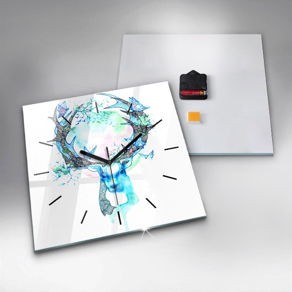 Szögletes fali üvegóra Szarvas illusztráció