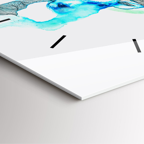 Szögletes fali üvegóra Szarvas illusztráció