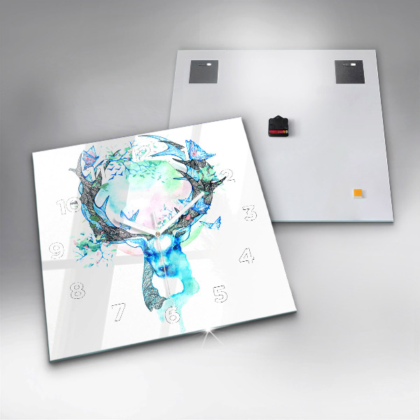 Szögletes fali üvegóra Szarvas illusztráció