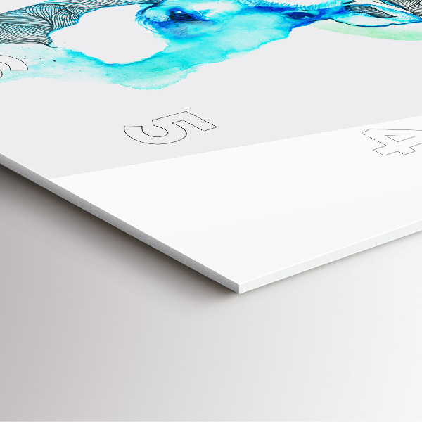 Szögletes fali üvegóra Szarvas illusztráció