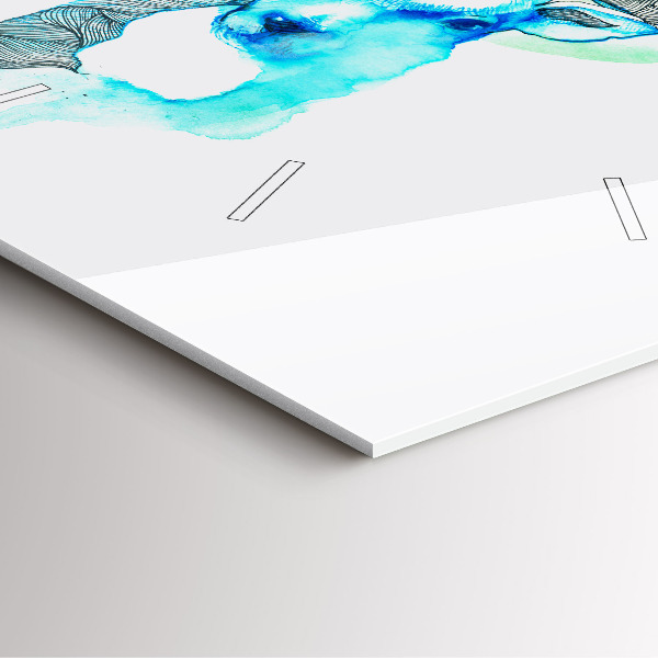 Szögletes fali üvegóra Szarvas illusztráció