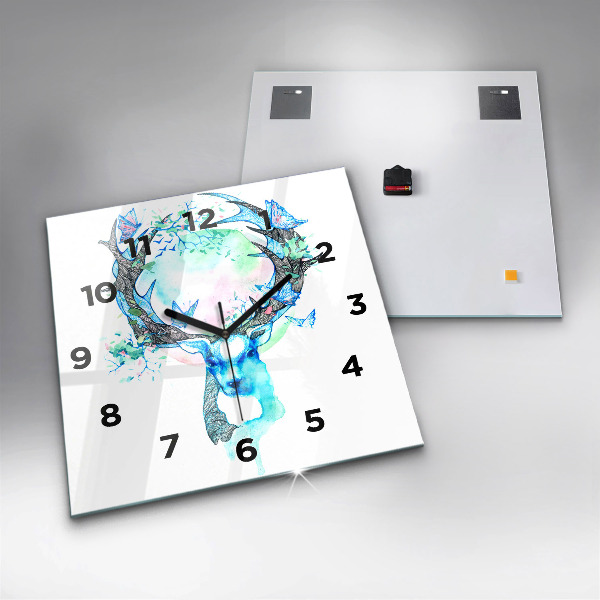 Szögletes fali üvegóra Szarvas illusztráció