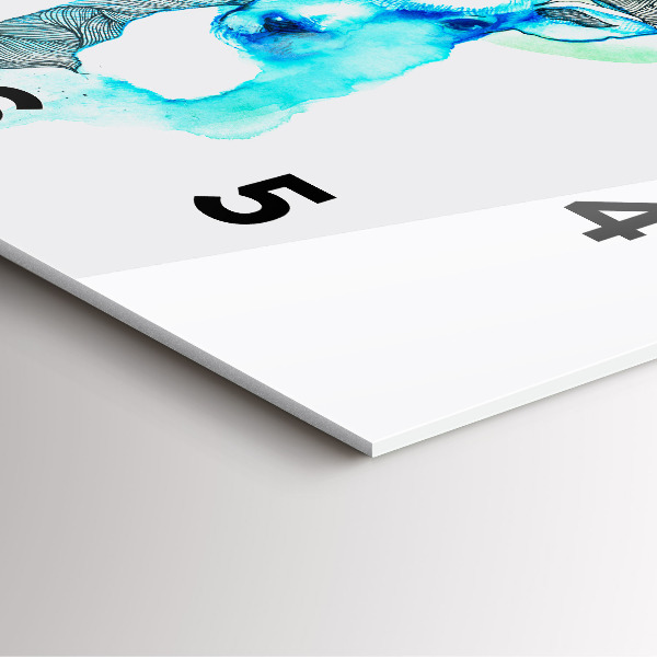 Szögletes fali üvegóra Szarvas illusztráció