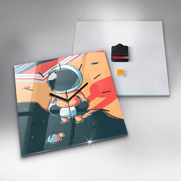 Szögletes fali üvegóra A gyerekek képzelete