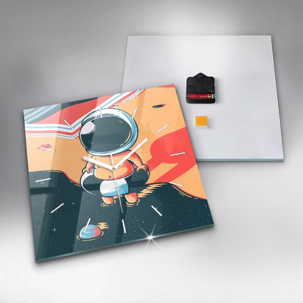 Szögletes fali üvegóra A gyerekek képzelete