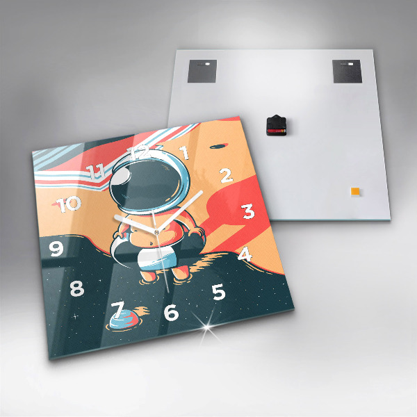 Szögletes fali üvegóra A gyerekek képzelete