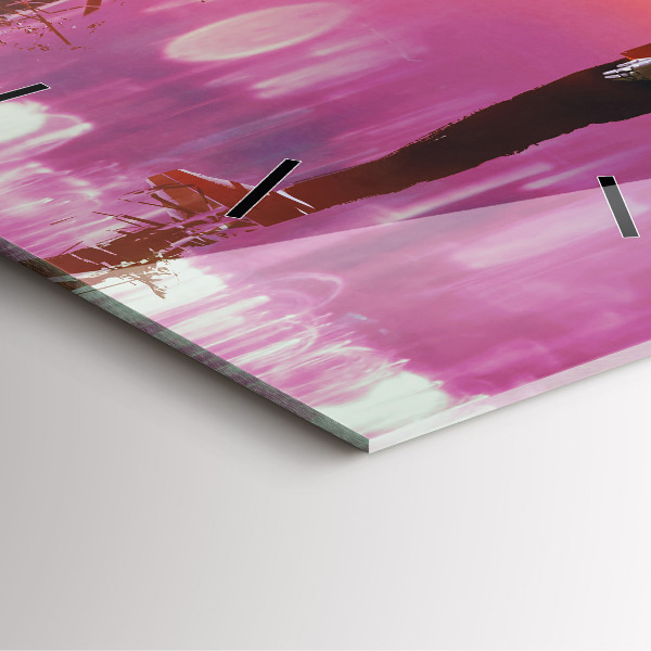 Szögletes fali üvegóra Kibertér