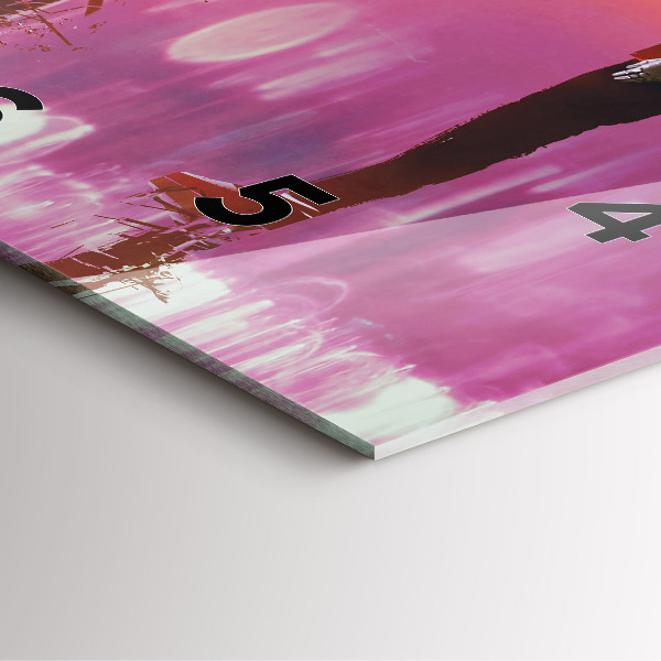 Szögletes fali üvegóra Kibertér