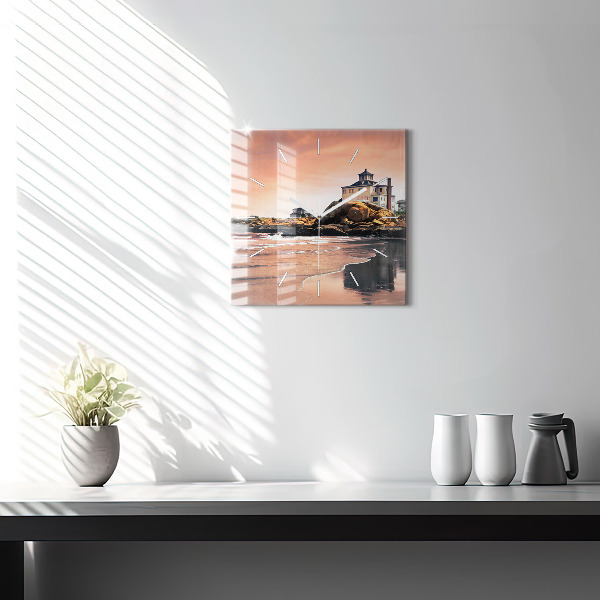 Szögletes fali üvegóra Sherman-part