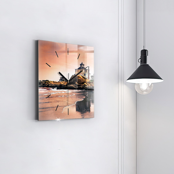 Szögletes fali üvegóra Sherman-part