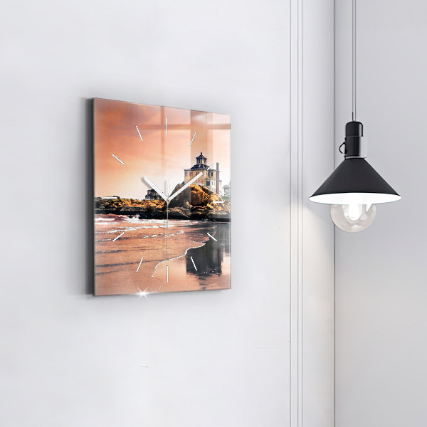 Szögletes fali üvegóra Sherman-part