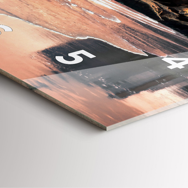 Szögletes fali üvegóra Sherman-part