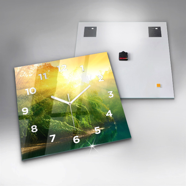 Szögletes fali üvegóra Békés természet