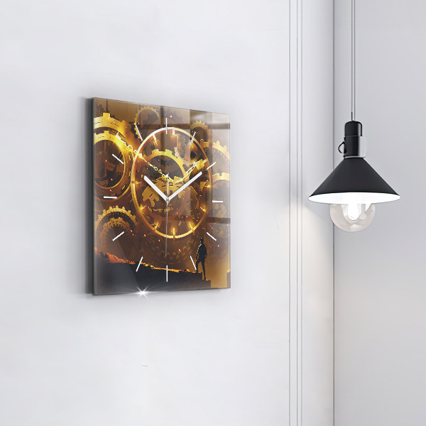 Szögletes fali üvegóra Idő – Mechanizmus