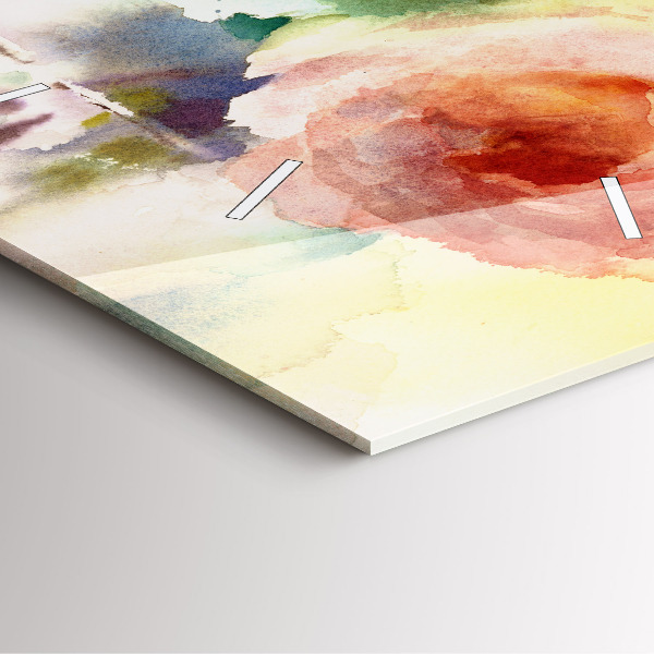 Szögletes fali üvegóra A természet vizualizálása