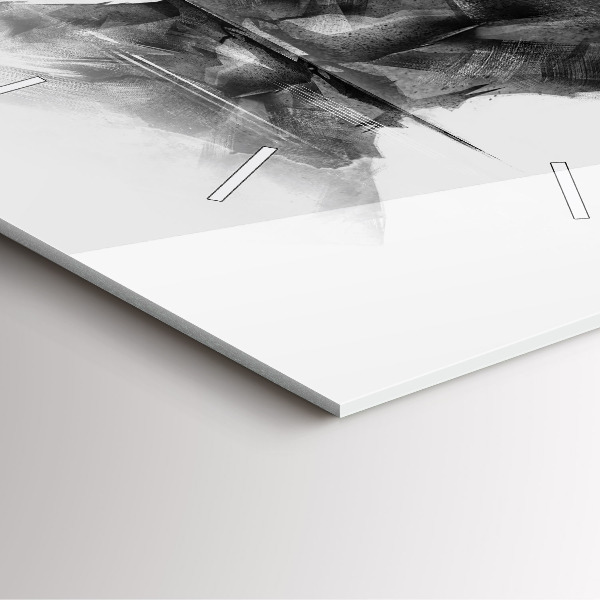 Szögletes fali üvegóra Rajzfilm medve