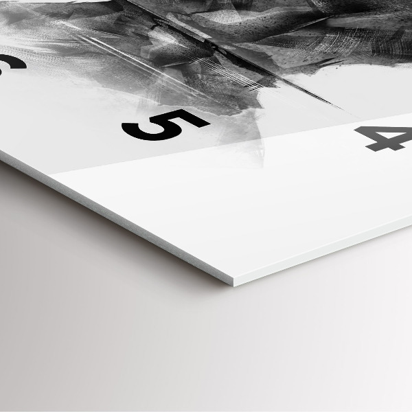 Szögletes fali üvegóra Rajzfilm medve