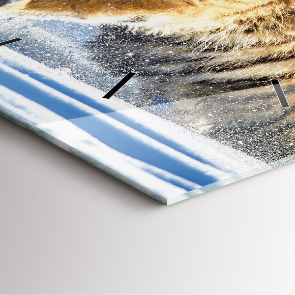 Szögletes fali üvegóra Bátor lépés előre