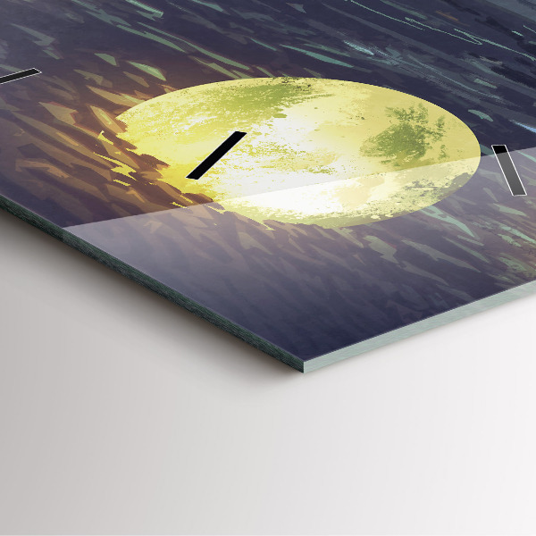 Szögletes fali üvegóra Absztrakció