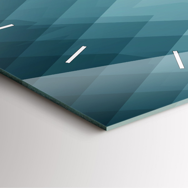 Szögletes fali üvegóra Geometriai figurák