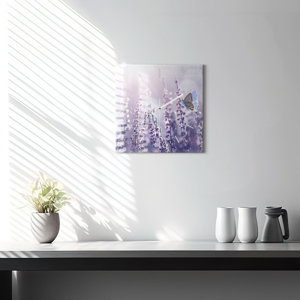 Szögletes fali üvegóra Absztrakció