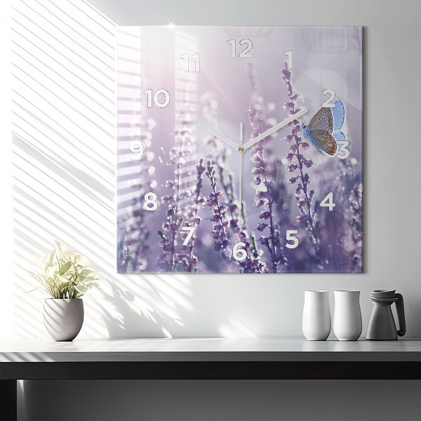 Szögletes fali üvegóra Absztrakció