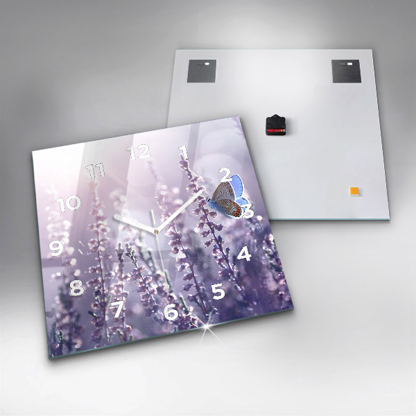 Szögletes fali üvegóra Absztrakció