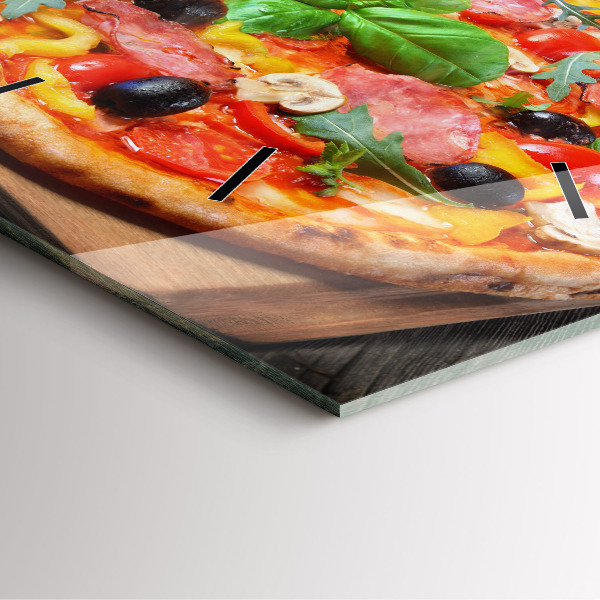 Szögletes fali üvegóra Olaszország kulináris szíve