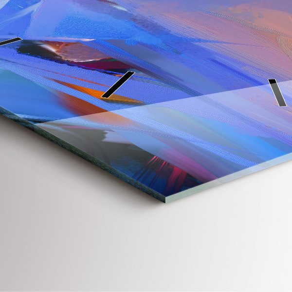 Szögletes fali üvegóra Tengeri tájkép