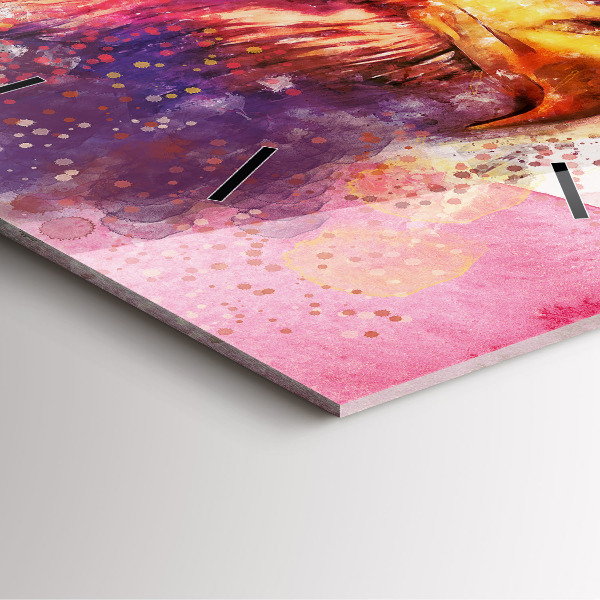 Szögletes fali üvegóra Akvarell sas