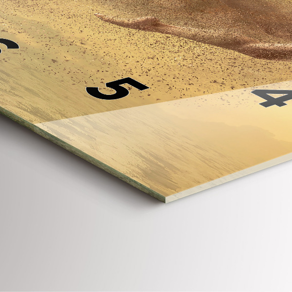 Szögletes fali üvegóra Nő az ábrán