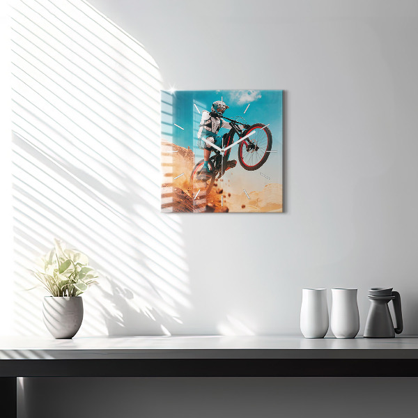 Szögletes fali üvegóra Kaszkadőr és az adrenalin