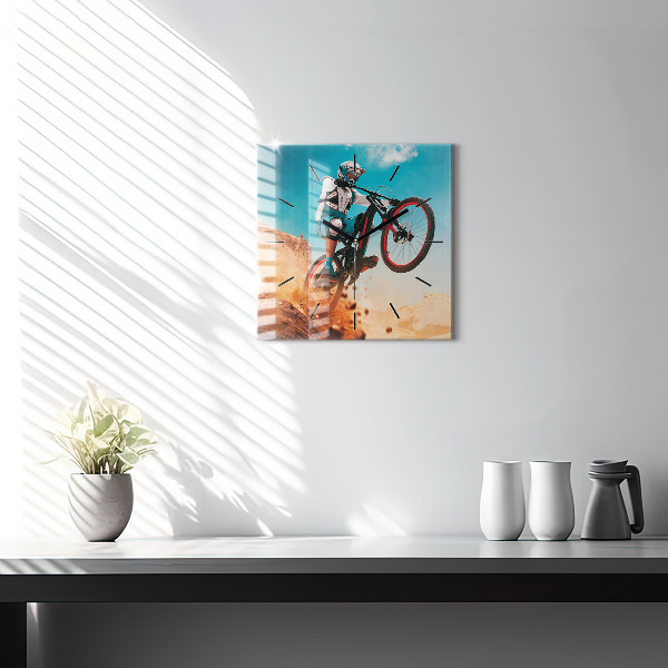 Szögletes fali üvegóra Kaszkadőr és az adrenalin