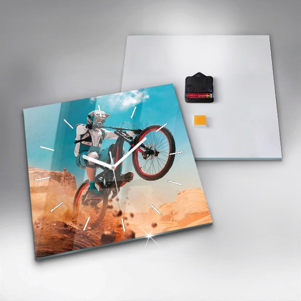 Szögletes fali üvegóra Kaszkadőr és az adrenalin