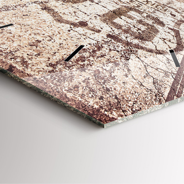 Szögletes fali üvegóra Route 66 USA