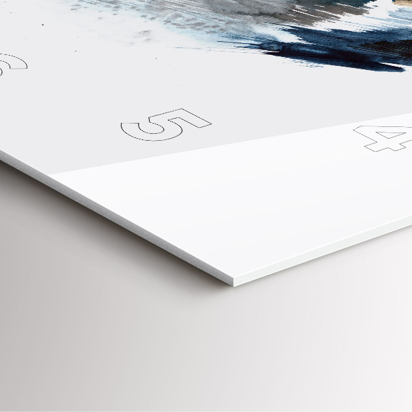 Szögletes fali üvegóra Kapitány távcsővel