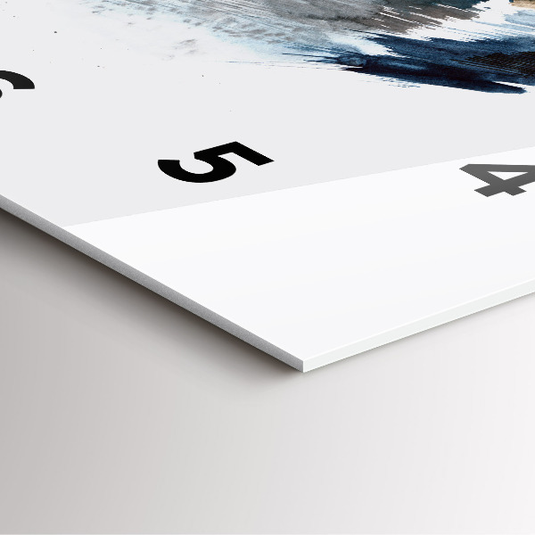 Szögletes fali üvegóra Kapitány távcsővel