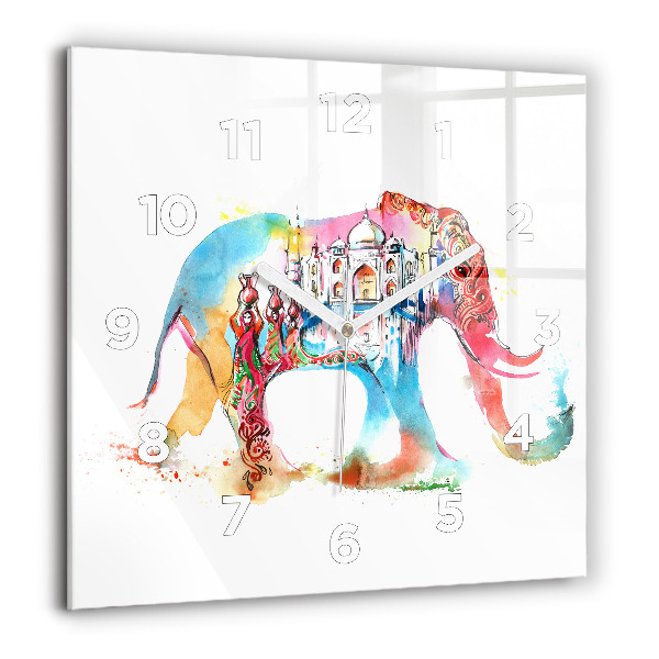 Szögletes fali üvegóra Indiai kultúra