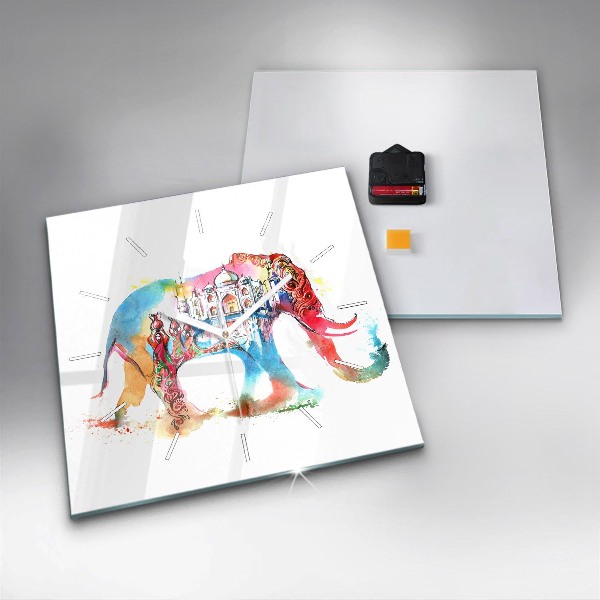 Szögletes fali üvegóra Indiai kultúra