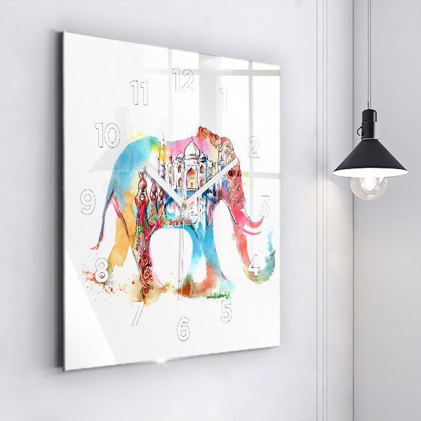 Szögletes fali üvegóra Indiai kultúra