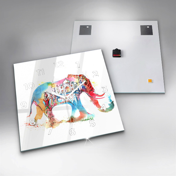 Szögletes fali üvegóra Indiai kultúra